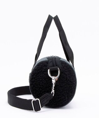 LeSportsac DENIM ROLL BAG/ブラックデニム/ブラックシェルパ ブラックデニム/ブラックシェルパ