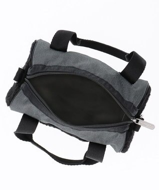 LeSportsac DENIM ROLL BAG/ブラックデニム/ブラックシェルパ ブラックデニム/ブラックシェルパ