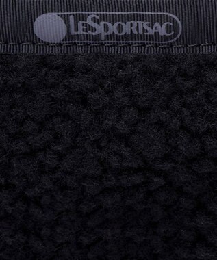 LeSportsac DENIM ROLL BAG/ブラックデニム/ブラックシェルパ ブラックデニム/ブラックシェルパ