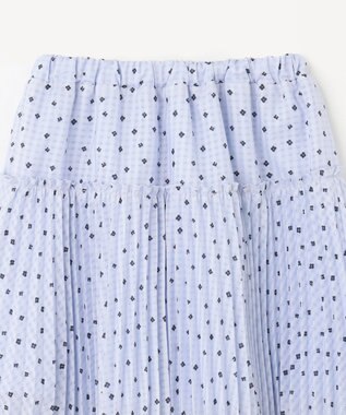 組曲 KIDS 【110-140cm】Tiny Flower スカート ミストブルー系5