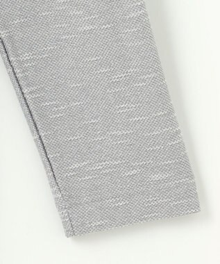 JOSEPH ABBOUD 【オーガニックコットン/JAPANファブリック】スラブインレイ Vネック 長袖 Ｔシャツ ライトグレー系