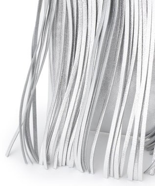 23区 NOMADIS DANCE フリンジ ポシェット (シルバー) シルバー系