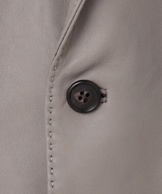 GOTAIRIKU 【24AW新作】シープレザー レザーテーラードジャケット ベージュ系