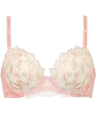 Wing 【スキマフィットブラ】　バストとカップのすきまにフィット　自然にボリュームメイク　ウイング／ワコール　KB2363 オレンジ