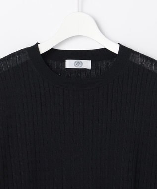 J.PRESS LADIES  Vis/Peスパーク クルーネック プルオーバー ネイビー系