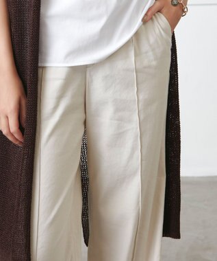 BEIGE， FOURAS / ワイドパンツ Ecru x Bista