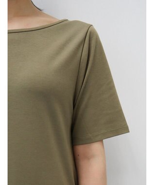 Green Parks Ｂ．ドッキングボリュームギャザーワンピース Black