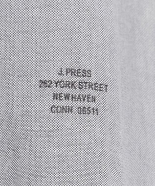 J.PRESS MEN 【WEB・一部店舗限定】オックス バンドカラーシャツ ライトグレー系