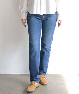 caqu modern tapered 腰回りユッタリ テーパードシルエットデニム