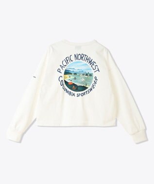 Columbia Columbia/ ウィメンズレイクトゥーアベニューロングスリーブクロップドTシャツ /コロンビア Sea Salt