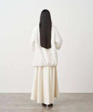 ATON ROYAL FLEECE | フレアスカート OFF WHITE