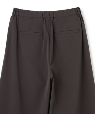 uncrave クールタッチカラータイプライター ワイドパンツ ダークブラウン