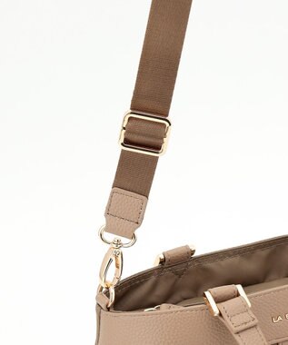 LA BAGAGERIE コンビ2WAYトートバッグ Sサイズ ベージュ