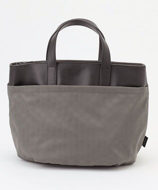 Y'SACCS Polka Dots　タックラウンド2WAYミドルトート グレー