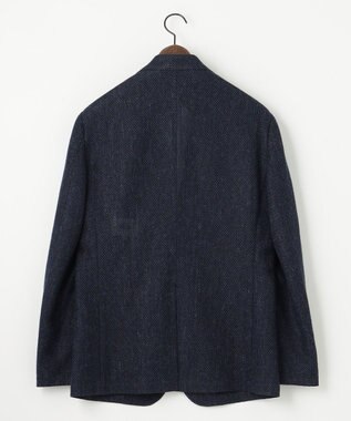 JOSEPH ABBOUD 【JAPANファブリック/ジャージー素材/軽量】ムリネラッセルブレザー ネイビー系