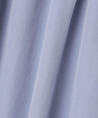 ANY 【ウエストゴム】タフタフレアスカート ライトブルー