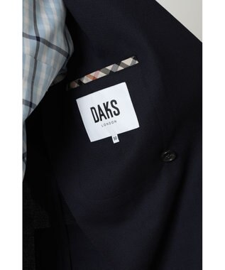 DAKS ウールダブルブレストブレザー ラベンダー
