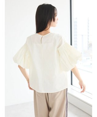 CRAFT STANDARD BOUTIQUE 袖バルーンブラウス Ivory