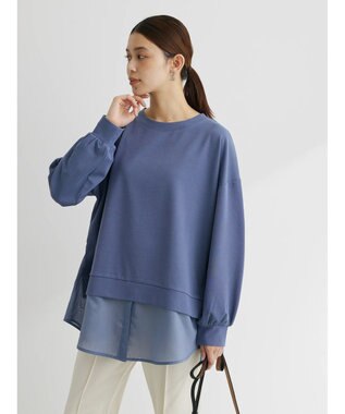 Green Parks シアードッキングチュニック Blue