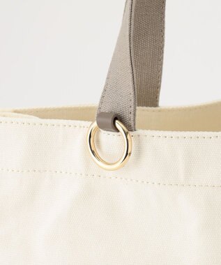 J.PRESS LADIES 【WEB限定カラーあり・A4サイズ収納可・セットアイテム】ポーチ付き PRINTED トート バッグ レッド系