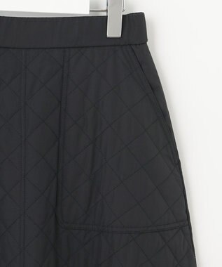 UNFILO キルティング  スカート ブラック系