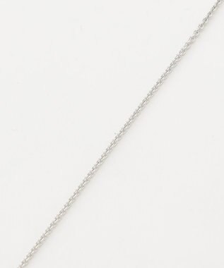 J.PRESS LADIES ドロップ メタル ネックレス シルバー系