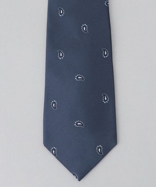 GOTAIRIKU GOTAIRIKU別注【日本製】シルク ネクタイ_ペイズリー小紋柄 サックスブルー系8