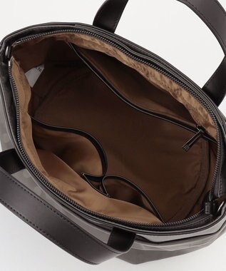 Y'SACCS Polka Dots　タックラウンド2WAYミドルトート グレー