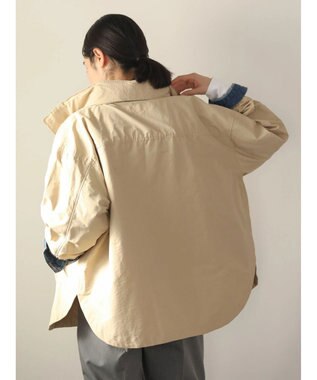 Green Parks 撥水加工　2WAYゆったりブルゾン Beige