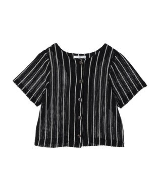 Green Parks ラッセルレースカットプルオーバー Black