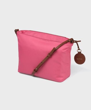 Paul Smith モダンナイロン ショルダーバッグ ピンク