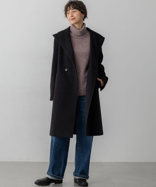 23区 S 【滝沢眞規子さん着用/VERY掲載/洗える】23区DENIM ストレッチ ワイドパンツ ウォッシュドブルー系