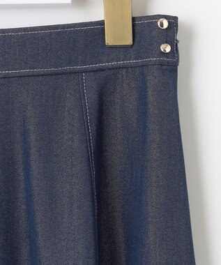 ANY SIS S 【洗える】デニムライクエスカルゴ スカート シャンブレー