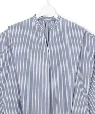 ICB 【先行予約】シルフィーローン スキッパータックデザインブラウス デニムストライプ