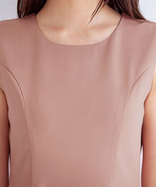 Tiaclasse 【洗える】タックフレアワンピース ピンク