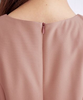 Tiaclasse 【洗える】タックフレアワンピース ピンク