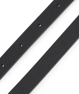 uncrave フェイクレザー 細ベルト ブラック