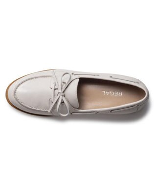 REGAL FOOT COMMUNITY 【リーガルレディース】F83R デッキタイプローファー カジュアルシューズ アイボリー