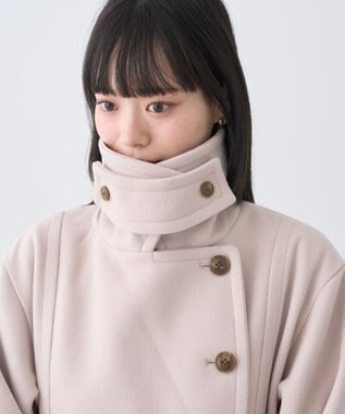 earth music&ecology 3WAYカラーロングコート Light Beige