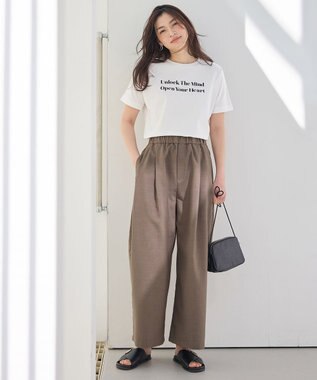 ANY L オーガビッツロゴ・フォトTシャツ オフ×ブラックロゴ