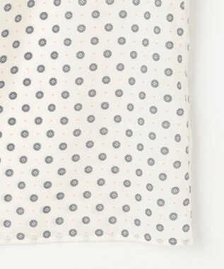 J.PRESS LADIES 【洗える】ジオメトリックプリント ブラウス ホワイト系5