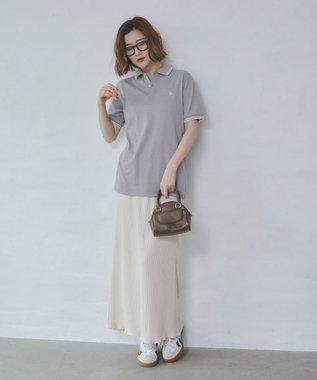 WEGO 【26年春夏新カラー登場/ユニセックス着用ITEM/SMLサイズ展開】U.S. POLO ASSN.別注ラインポロシャツ 柄1