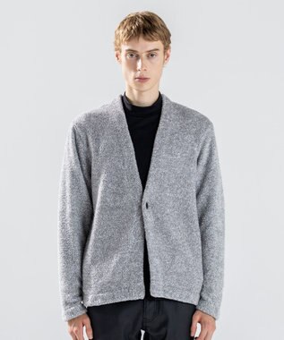 JOSEPH HOMME 【新素材】ジェントルフィットボア　カーディガン ライトグレー系