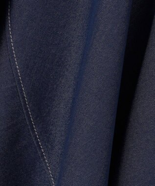 ANY SIS S 【洗える】デニムライクエスカルゴ スカート シャンブレー