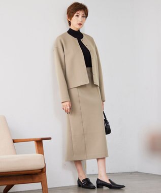 ICB 【WEB限定カラーあり・洗える】 ヘヴィダンボール カーディガン ライトモカ系