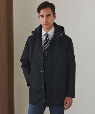 GOTAIRIKU 【形態安定】PREMIUMPLEATS_セミワイドカラー 通年ドレスシャツ_ストライプ(25年春夏モデル) サックスブルーストライプ