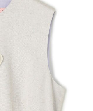 TOCCA 【洗える】TULIP FLUFF ドレス ライトグレー系