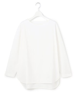 J.PRESS YORK STREET 【WOMEN】バスクTシャツ ホワイト系