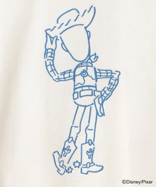 Green Parks トイストーリー／バック刺繍プルオーバー White