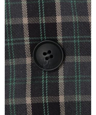 Green Parks ・ＥＬＥＮＣＡＲＥ　ＤＵＥ　チェックテーラードジャケット Charcoal Gray